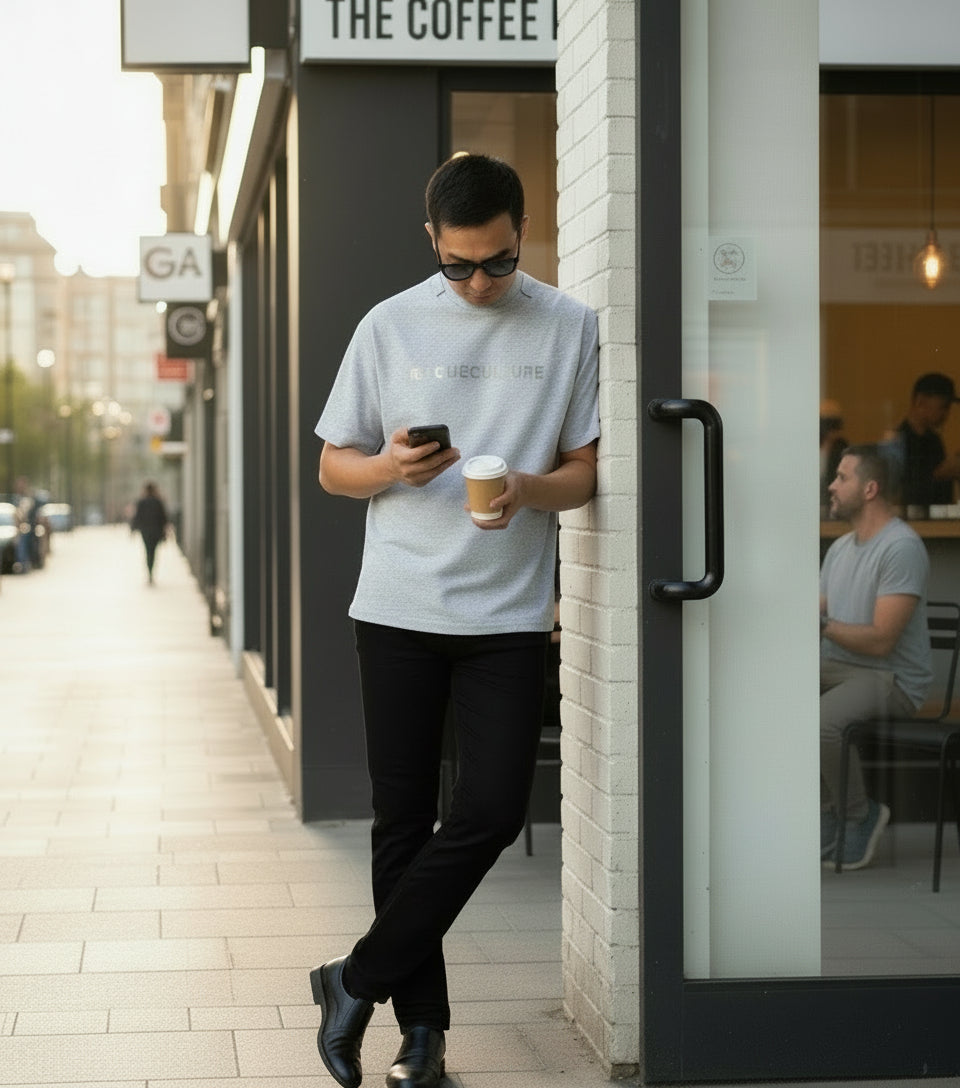 Shoulder Short Sleeve Men Clothing Summer Pu Handsome Heavy